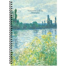 Keskin Color Keskin 20 x 28 Kareli Sert Kapak Sanat Defter - Tomorrow Will Be Beatiful