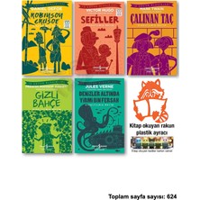 İş Bankası Kültür Yayınları Robinson Crusoe Sefiller Çalınan Taç Gizli Bahçe Denizler Altında Yirmi Bin Fersah