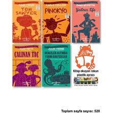 İş Bankası Kültür Yayınları Tom Sawyer Pinokyo Yalnız Efe Çalınan Taç Denizler Altında Yirmi Bin Fersah