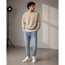 Raymons RYM-2018 Likralı  Sweat/bej/xl