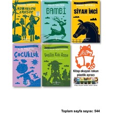 İş Bankası Kültür Yayınları Robinson Crusoe Bambi Siyah Inci Çocukluk Yeşilin Kızı Anne