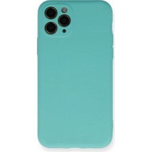 Mudanis Apple Iphone 11 Pro Kılıf Nano Içi Kadife Silikon - Turkuaz