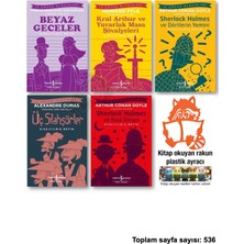 İş Bankası Kültür Yayınları Beyaz Geceler Kral Arthur ve Yuvarlak Masa Şövalyeleri Sherlock Holmes Dörtlerin Yemini Üç Silahşörler Kızıl Dosya