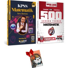 Yediiklim Yayınları Kpss Atölye Serisi Matematik Soru Bankası -  Matematik Son Viraj 500 Soruda Genel Tekrar Kampı
