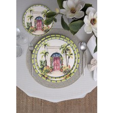 The Mia Palma Servis Tabağı 6lı Set 26 cm