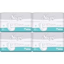 Sleepy Sensitive Belbantlı Yetişkin Hasta Bezi Medium 120 Adet 4X30 Paket M