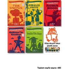 İş Bankası Kültür Yayınları Tom Sawyer Robinson Crusoe Robin Hood Gulliver In Gezileri Yeşilin Kızı Anne