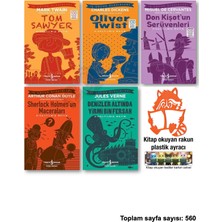 İş Bankası Kültür Yayınları Tom Sawyer Oliver Twist Don Kişot Un Serüvenleri Sherlock Holmes Denizler Altında Yirmi Bin Fersah