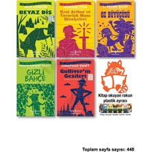 İş Bankası Kültür Yayınları Beyaz Diş Kral Arthur ve Yuvarlak Masa Şövalyeleri Oz Büyücüsü Gizli Bahçe Gulliver In Gezileri