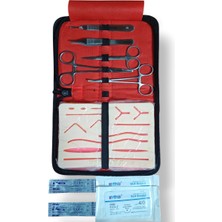 Archer Cerrahi Dikiş Eğitim Seti 6 Parça+Uygulama Pedi 17X22 Cm+Iplik 2 Adet+Blade 2 Adet