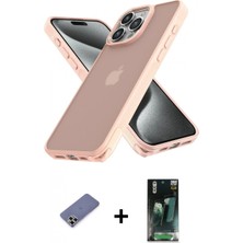 Marsilyan™- iPhone 12 Pro Max Kılıf Atlas Form - Şeffaf 360 Full Body Arka Koruyucu + Metal Kamera Lens Koruma Cam - Gd