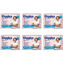 Giggles Kadın Mesane Pedi Medium Bladder Pad 6X20 Paket 120 Adet M
