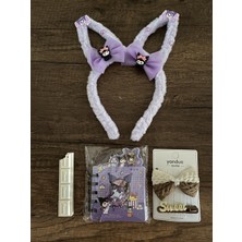 Gülümse Gel Kız Çocuk Özel Kutuda Hediye Set Kuromi 5 Parça Hediye Seti Doğum Günü Hediyesi Advent Calendar Calender