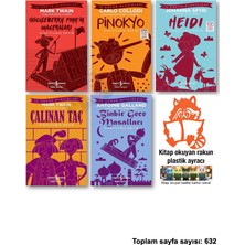 İş Bankası Kültür Yayınları Huckleberry Finn Pinokyo Heidi Çalınan Taç Binbir Gece Masalları