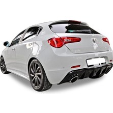 Tuning Vadisi Alfa Romeo Giulietta Difüzör Soldan Çıkış Parlak Siyah