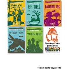 İş Bankası Kültür Yayınları Robinson Crusoe Bambi Çalınan Taç Bir Eşeğin Anıları Yeşil Işın