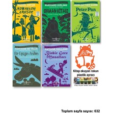 İş Bankası Kültür Yayınları Robinson Crusoe Orman Kitabı Peter Pan Bir Eşeğin Anıları Binbir Gece Masalları