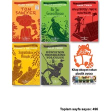 İş Bankası Kültür Yayınları Tom Sawyer Bir Yaz Gecesi Rüyası Huckleberry Finn Söğütlükte Rüzg Dünya Nın Merkezine Yolculuk