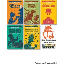 İş Bankası Kültür Yayınları Oliver Twist Kayıp Dünya Görünmez Adam Denizler Altında Yirmi Bin Fersah Sherlock Holmes ve Dörtlerin Yemini