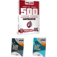 Yediiklim Yayınları Kpss Son Viraj Serisi Matematik 500 Soruda Genel Tekrar Kampı - Dil Bilgisi & Paragraf Deneme Seti