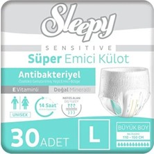 Sleepy Sensitive Emici Külot Large 30 Adet 1X30 Paket L