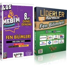 Yargı Yayınevi Ders Arkadaşım Lgs Mebim Fen Bilimleri 8 Adet Genel Deneme - Liderler 8X16 Deneme