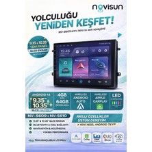 Navisun | NV-5610 | 10.35"inç Yeni Tip Ekran | 6+128G | Carplay + Androidauto | Android Multimedya Tablet Ekran