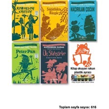 İş Bankası Kültür Yayınları Robinson Crusoe Söğütlükte Rüzg Kaçırılan Çocuk Peter Pan Üç Silahşörler