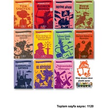 İş Bankası Kültür Yayınları Tom Sawyer Robin Hood Define Adası Kayıp Dünya Doktor Ox Un Deneyi Kral Arthur ve Yuvarlak Masa Şövalyeleri Seksen Günde Turu Sherlock Holmes Karpatlar Şatosu Oz Büyücüsü Değirmenimden Mektuplar