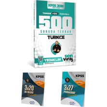 Yediiklim Yayınları Kpss Son Viraj Serisi Türkçe 500 Soruda Genel Tekrar Kampı - Dil Bilgisi & Paragraf Deneme Seti