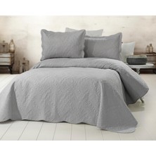 Bella Home Toyo Çift Kişilik Nakışlı Yatak Örtüsü | 250X260 cm | Zarif Nakış Detaylı, Şık ve Modern Tasarım