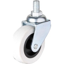 Evimdeyokyok Hts 322 - 50X20 mm Gri Vidalı Teker 4 Adet Tdrtr