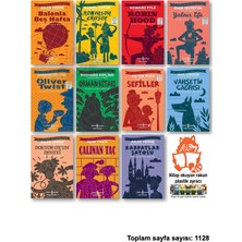 İş Bankası Kültür Yayınları Balonla Beş Hafta Robinson Crusoe Robin Hood Yalnız Efe Oliver Twist Orman Kitabı Sefiller Vahşetin Çağrısı Doktor Ox Un Deneyi Çalınan Taç Karpatlar Şatosu
