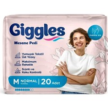 Giggles Kadın Mesane Pedi Medium Bladder Pad 1X20 Paket 20 Adet M