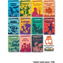 İş Bankası Kültür Yayınları Moby Dick Robinson Crusoe Kral Arthur ve Yuvarlak Masa Şövalyeleri Notre Dame In Kamburu Deniz Kurdu Oz Büyücüsü Denizler Altında Yirmi Bin Fersah Gulliver In Gezileri Demir Yolu Çocukları Küçük