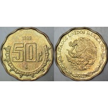Banknoting Meksika 50 Centavos 1999.