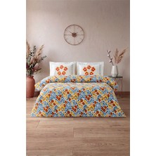 Soley Beliz | %100 Pamuk Tek Kişilik Pike Takımı | 160X220 | Mavi