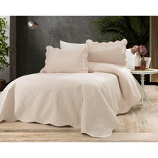Bella Home Toyo Çift Kişilik Nakışlı Yatak Örtüsü | 250X260 cm | Zarif Nakış Detaylı, Şık ve Modern Tasarım