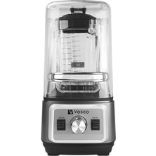 Vosco VHS-608 Manuel Gürültü Önleyici Bar Blender, 2 L, 1600 W, Siyah