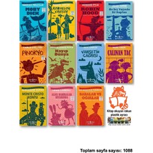 İş Bankası Kültür Yayınları Moby Dick Robinson Crusoe Robin Hood On Beş Yaşında Bir Kaptan Pinokyo Kayıp Dünya Vahşetin Çağrısı Çalınan Taç Monte Cristo Kontu Alice Harikalar Diyarında Babalar ve Oğullar