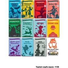İş Bankası Kültür Yayınları Moby Dick Robinson Crusoe Robin Hood Yalnız Efe Orman Kitabı Bambi Heidi Görünmez Adam Binbir Gece Masalları Küçük Deniz Kızı David Copperfield