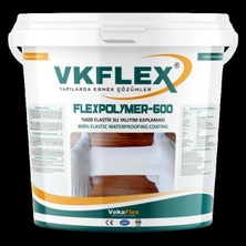 Vkflex FLEXPOLYMER-600 -1 Kg- Şeffaf %600 Süper Elastik Su Yalıtım Kaplaması