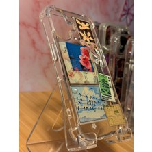 iPhone 16 Japon Estetik Çiçek Temalı El Yapımı Telefon Kılıfı (Özel Tasarım)