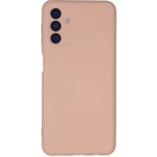 Evimdeyokyok Samsung Galaxy A04S Kılıf Nano Içi Kadife Silikon - Pudra Tdrtr