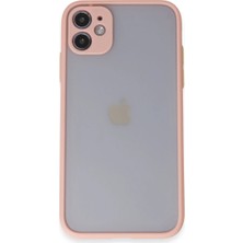 Evimdeyokyok Apple Iphone 11 Kılıf Montreal Silikon Kapak - Pembe Tdrtr