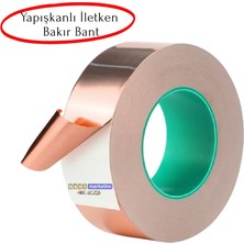 Evimdeyokyok Bakır Folyo Iletken Bant 38MMX10MT Tdrtr