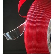 Evimdeyokyok Silikon Çift Taraflı Montaj Bantı Şeffaf Tape 50MM x 33MT Tdrtr