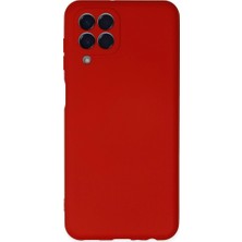Evimdeyokyok Samsung Galaxy M33 Kılıf Nano Içi Kadife Silikon - Kırmızı Tdrtr