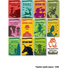İş Bankası Kültür Yayınları Huckleberry Finn Bambi Çalınan Taç Dünya Nın Merkezine Yolculuk Ömer Seyfettin Den Seçme Hik Yeler Görünmez Adam Peter Pan Sherlock Holmes ve Dörtlerin Yemini Büyük Umutlar Siyah Inci Yeşilin Kızı