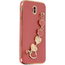 Uravas Store Galaxy J7 Pro / J730 Kılıf Esila  - Kırmızı